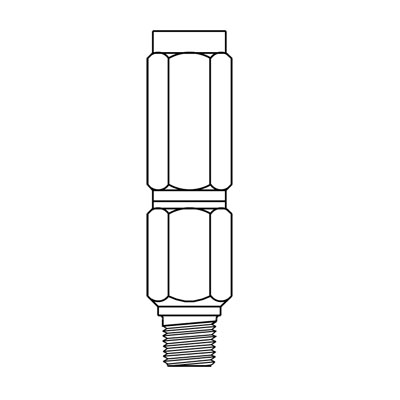 Pressure Snubber, Piston Center Joint 010, 1/4 inch NPT