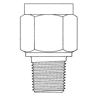 Pressure Snubber, Piston Solid Body 024