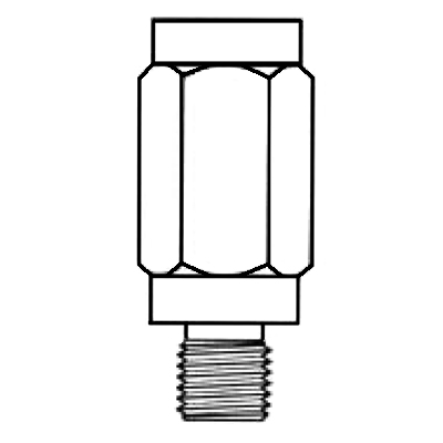 Pressure Snubber, Piston Solid Body 055