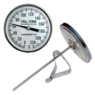 Laboratory Testing Thermometer LT325R, 3 inch dial with pan clip