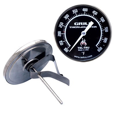 Barbecue Grill Thermometer BQ325R, 3″ dial and 3” stem