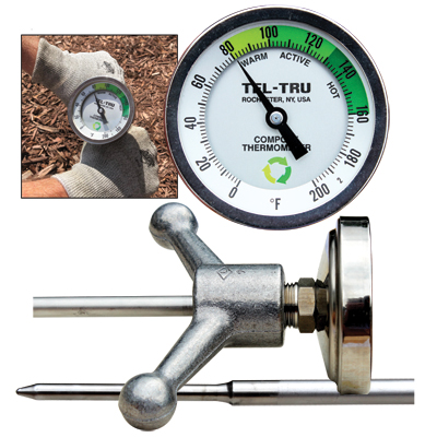 GT300R Compost Thermometer, 3 inch dial