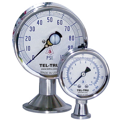 Pharma Sanitary Pressure Gauge 5083, 5″ dial