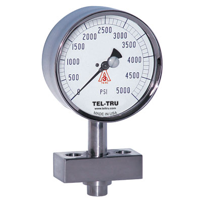 Homogenizer Sanitary Pressure Gauge 5084, 5″ dial