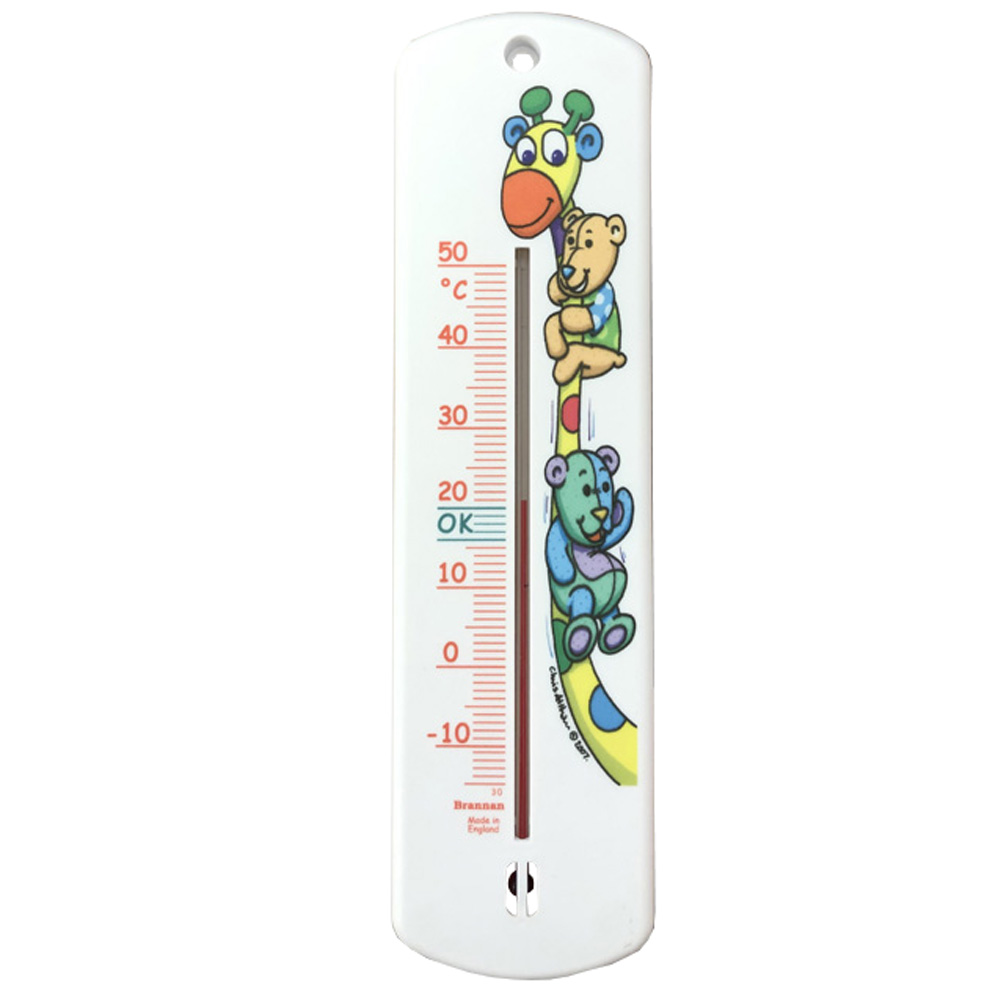 240mm nursery wall thermometer – Giraffe design