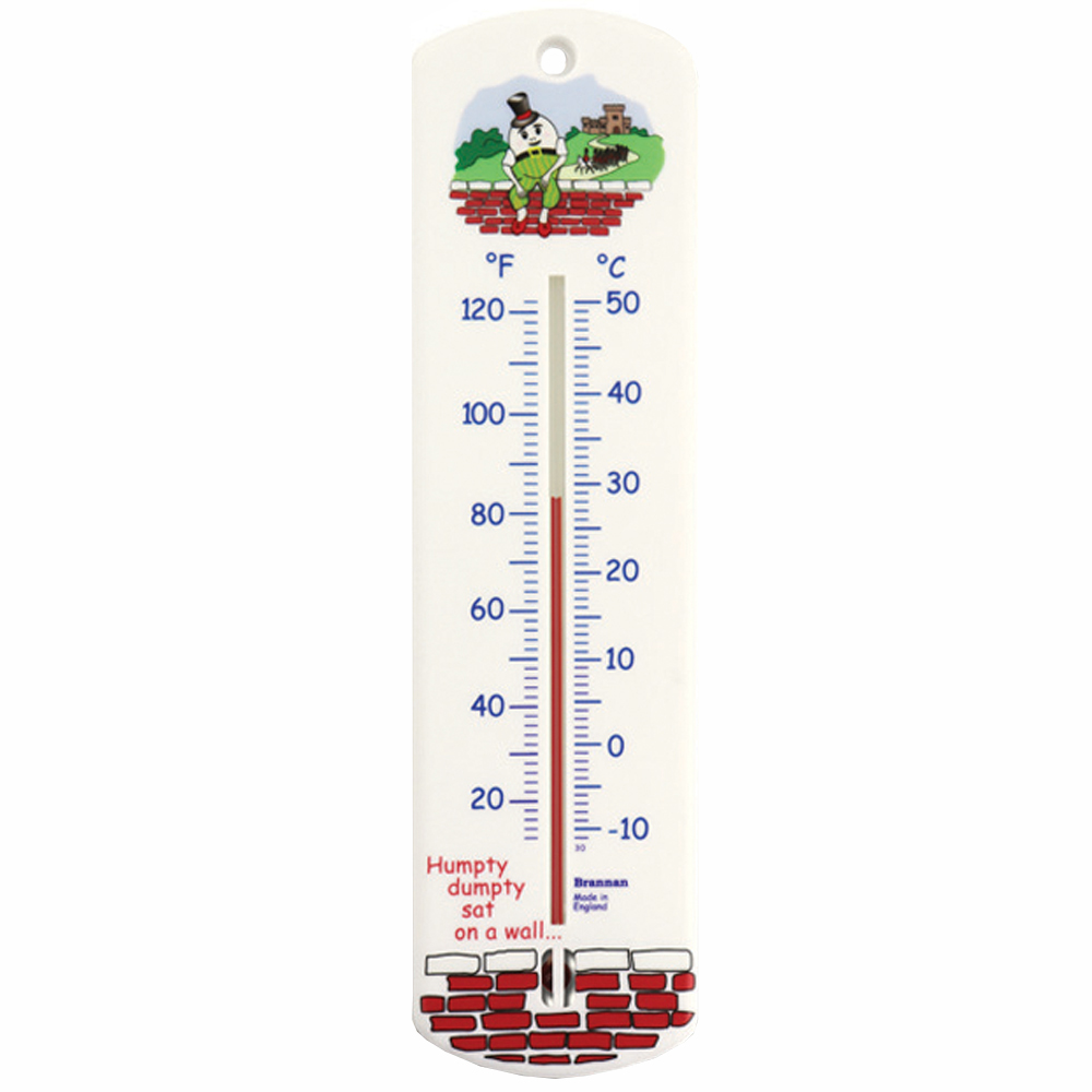 240mm nursery wall thermometer – Humpty design