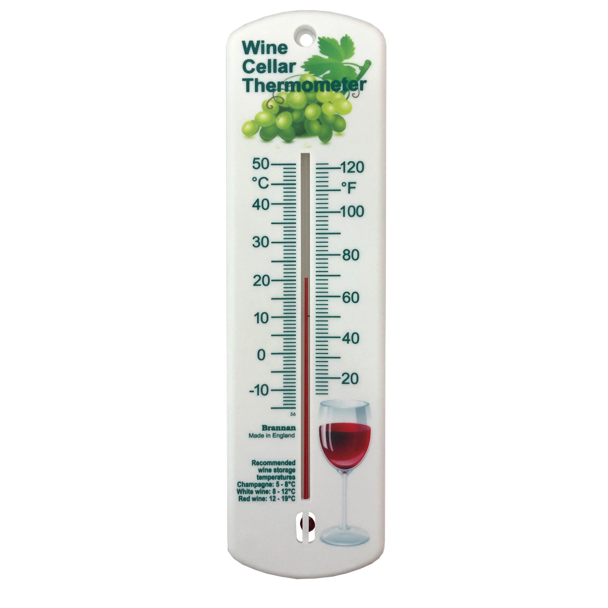 240mm wall thermometers with wine cellar design