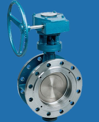 Flange type butterfly valve