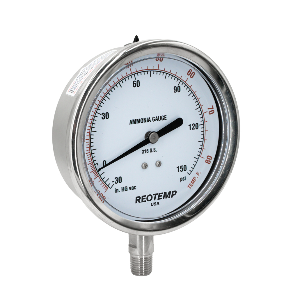 Ammonia / Refrigeration Gauge