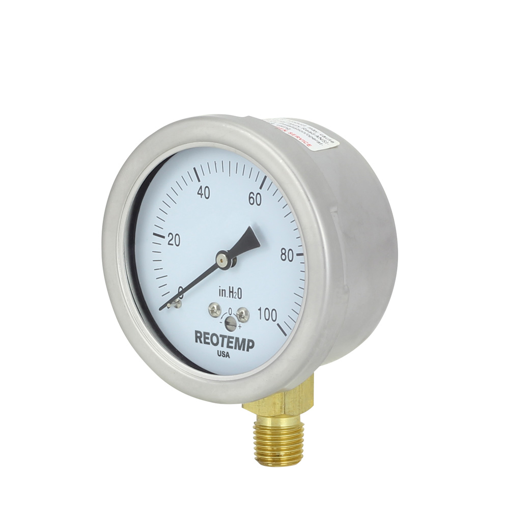 Industrial Brass Low Pressure Gauge