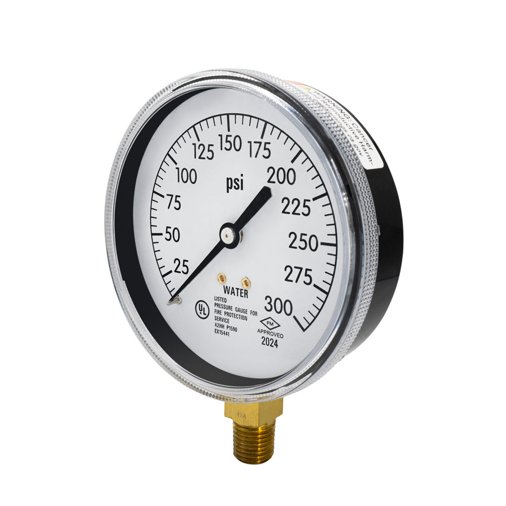 Fire Sprinkler Systems Pressure Gauge