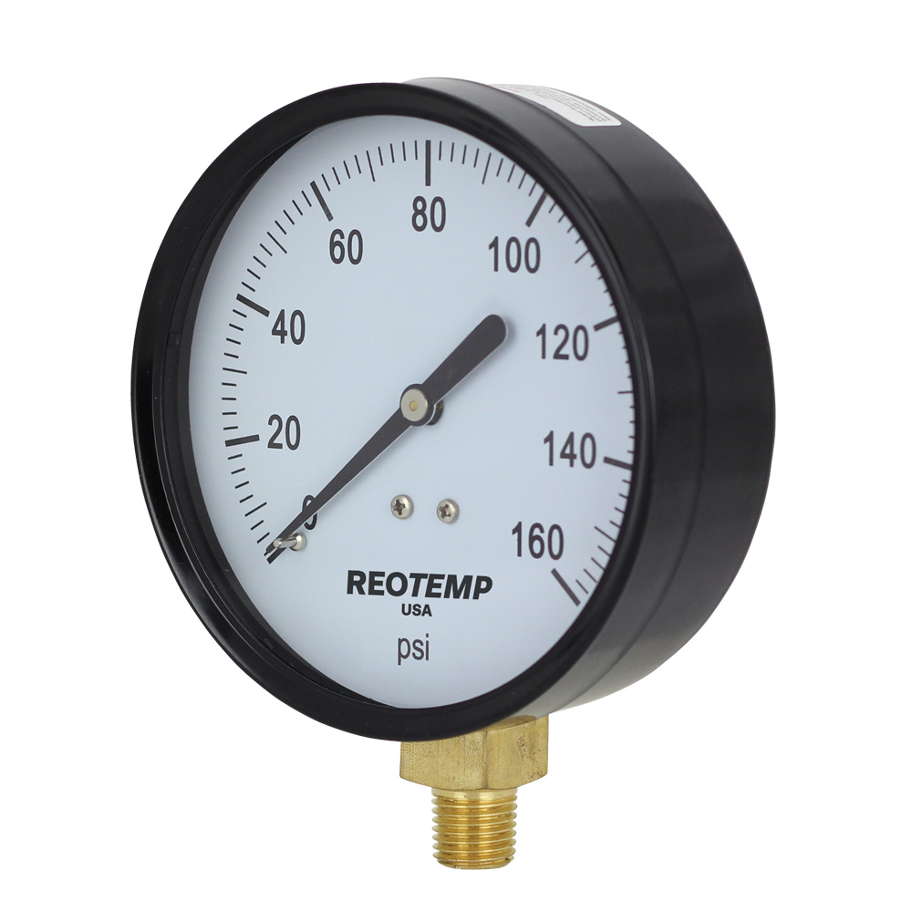 Dry Brass Gauges, Large Dial