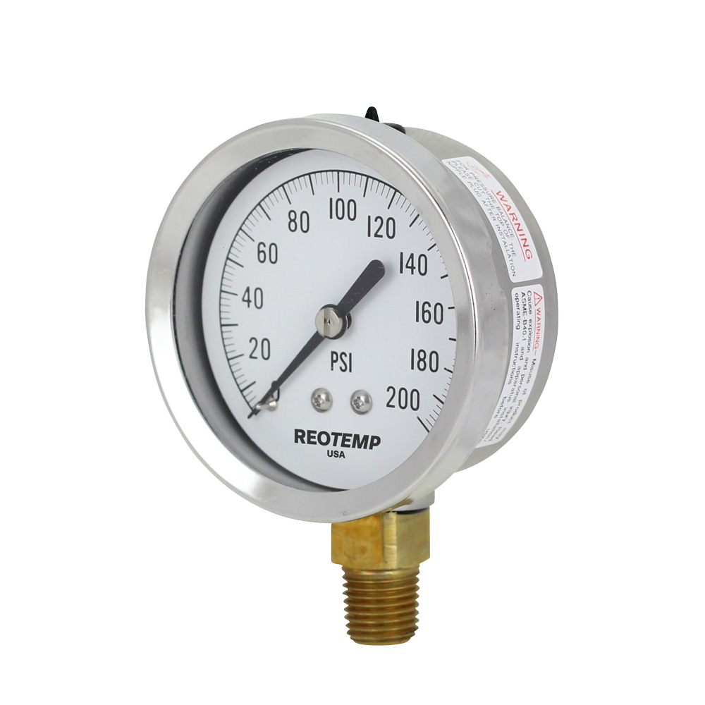 All Stainless Industrial Low Pressure Gauges