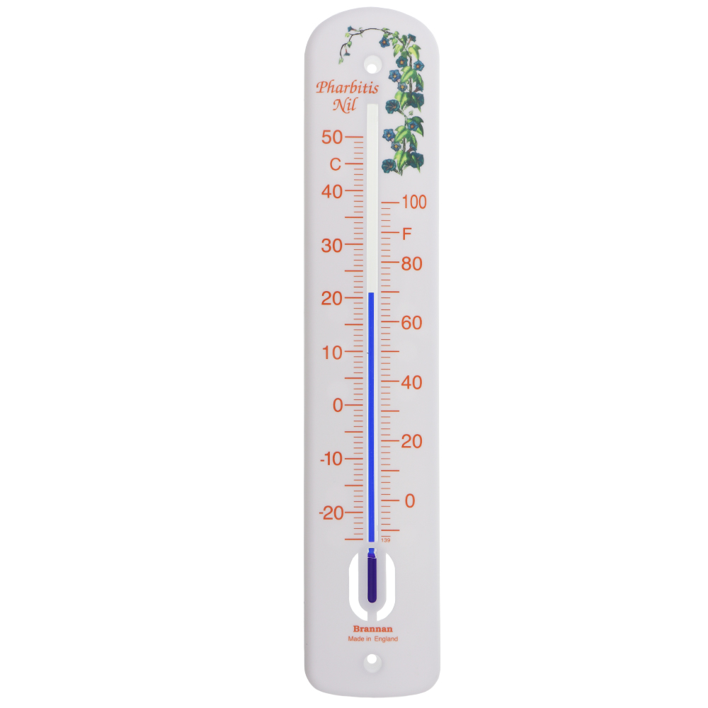 Decorative 380mm wall thermometer