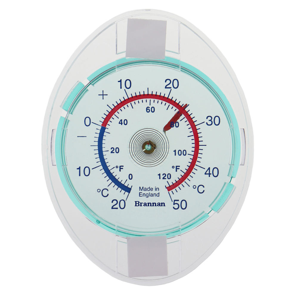 Dial window thermometer